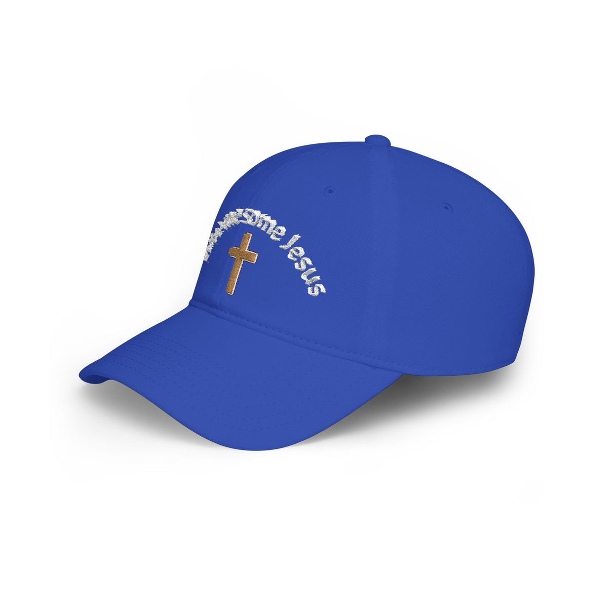 Christian Embroidered Baseball Cap — "Love me some Jesus" Cross Hat