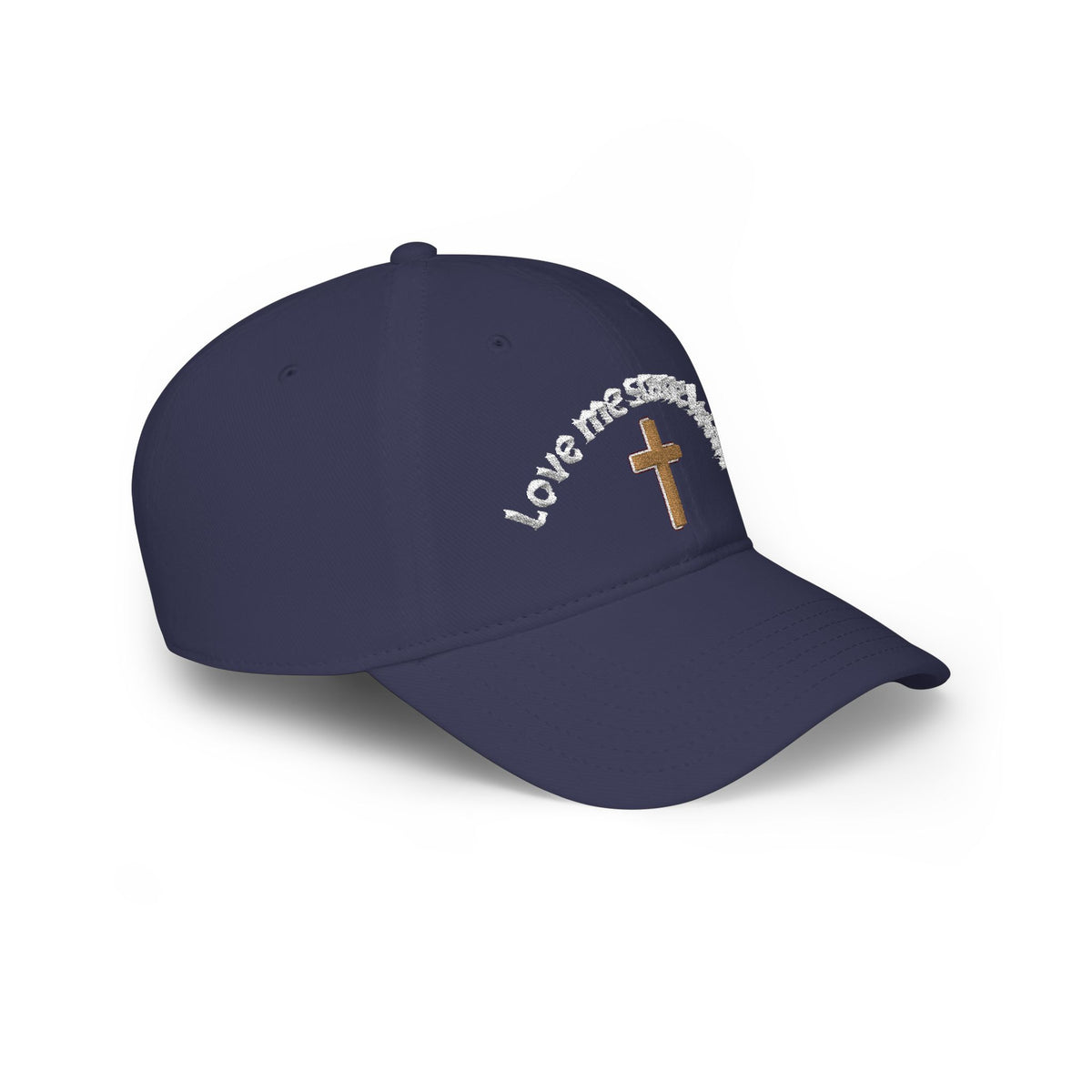 Christian Embroidered Baseball Cap — "Love me some Jesus" Cross Hat