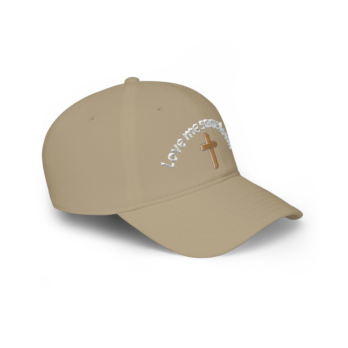 Christian Embroidered Baseball Cap — "Love me some Jesus" Cross Hat