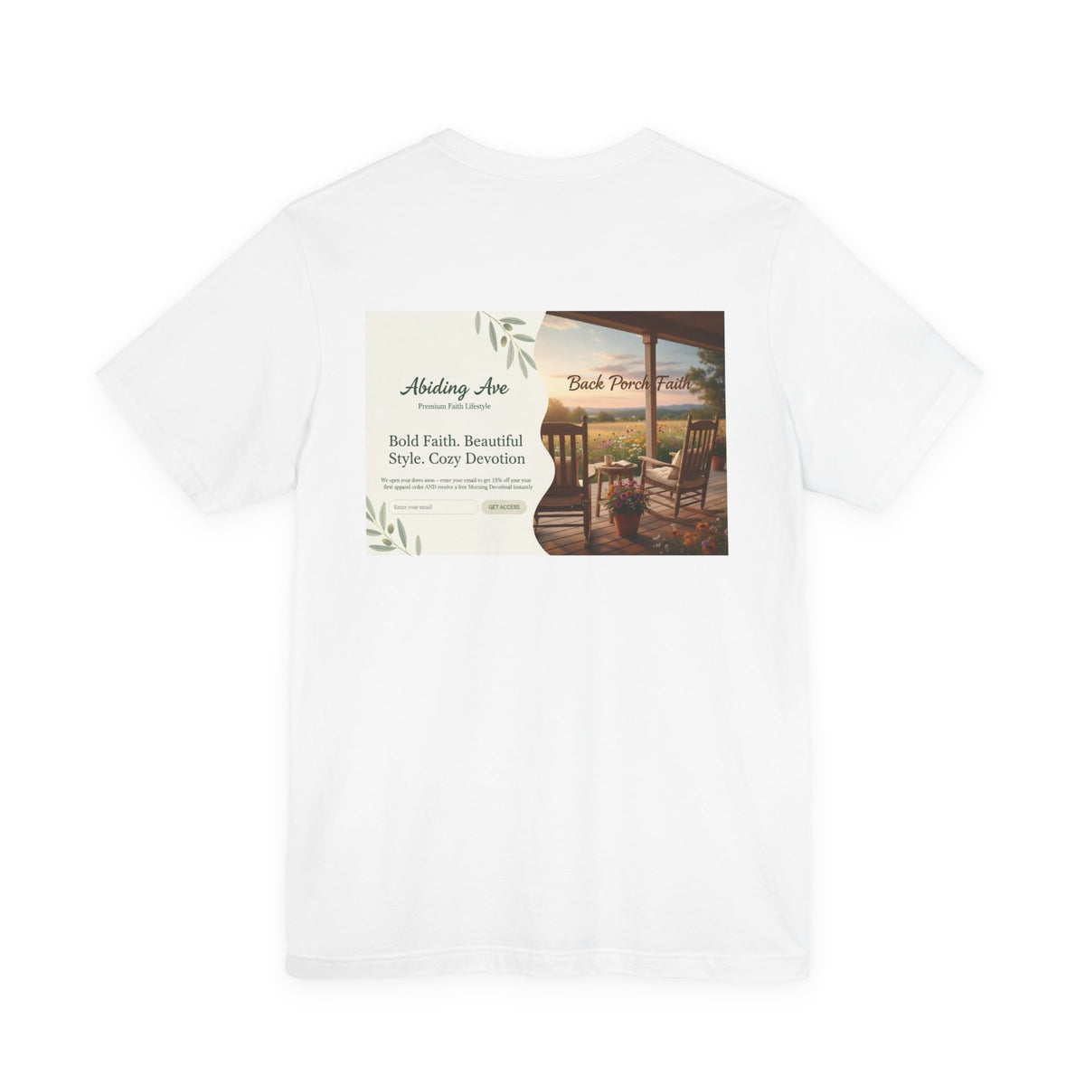Cross Tee with Logo