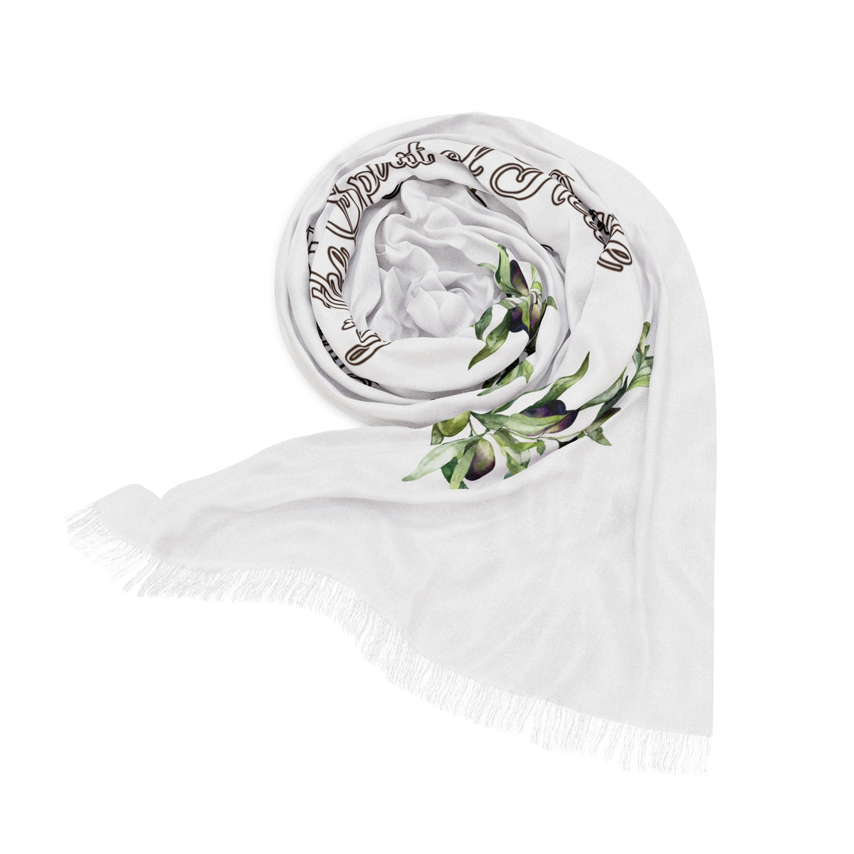 Christian Prayer Scarf — "The Garment of Praise for the Spirit of Heaviness" Bible Verse Stole