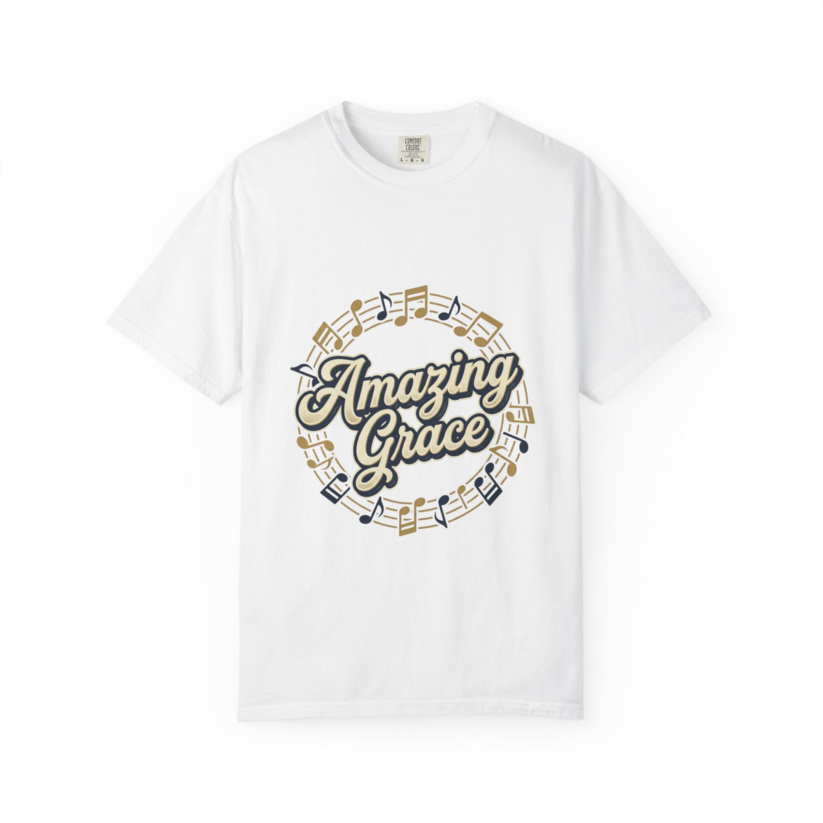 Amazing Grace T-Shirt — Musical Hymn Lyrics Tee