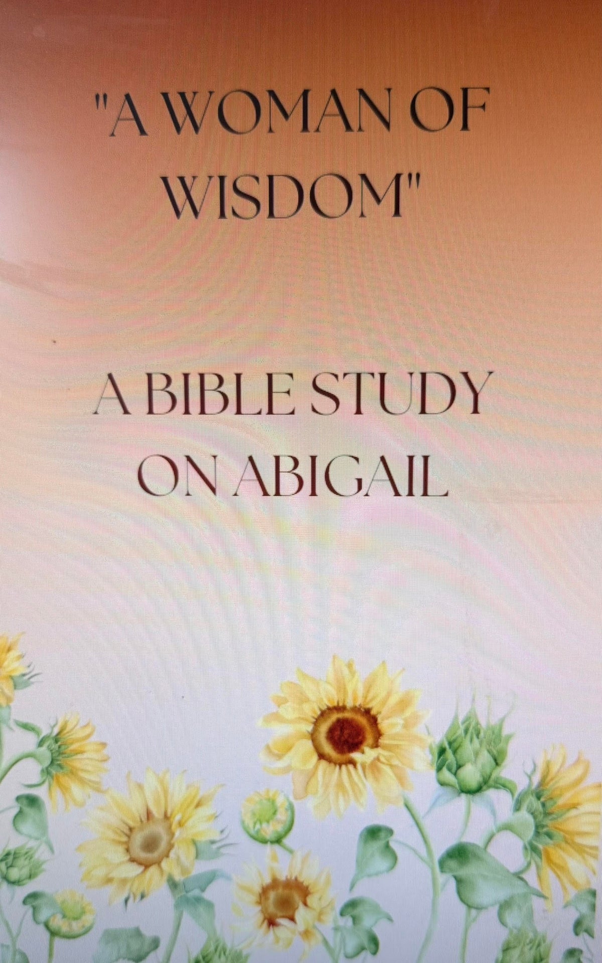 "A Woman of Wisdom" - Abigail